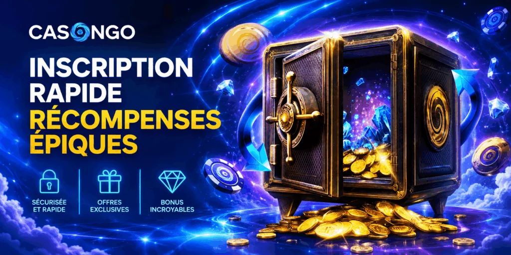 créer un compte sur Casongo Casino